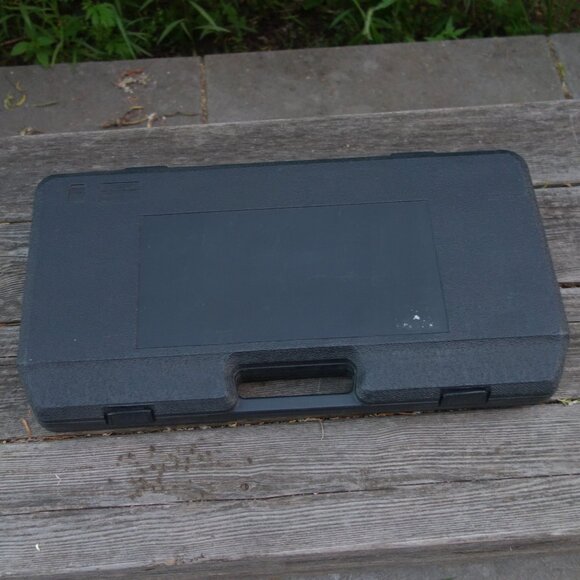 Nice Wood Handle BBQ Set with Plastic Carrying Case Like New! - Picture 11 of 16